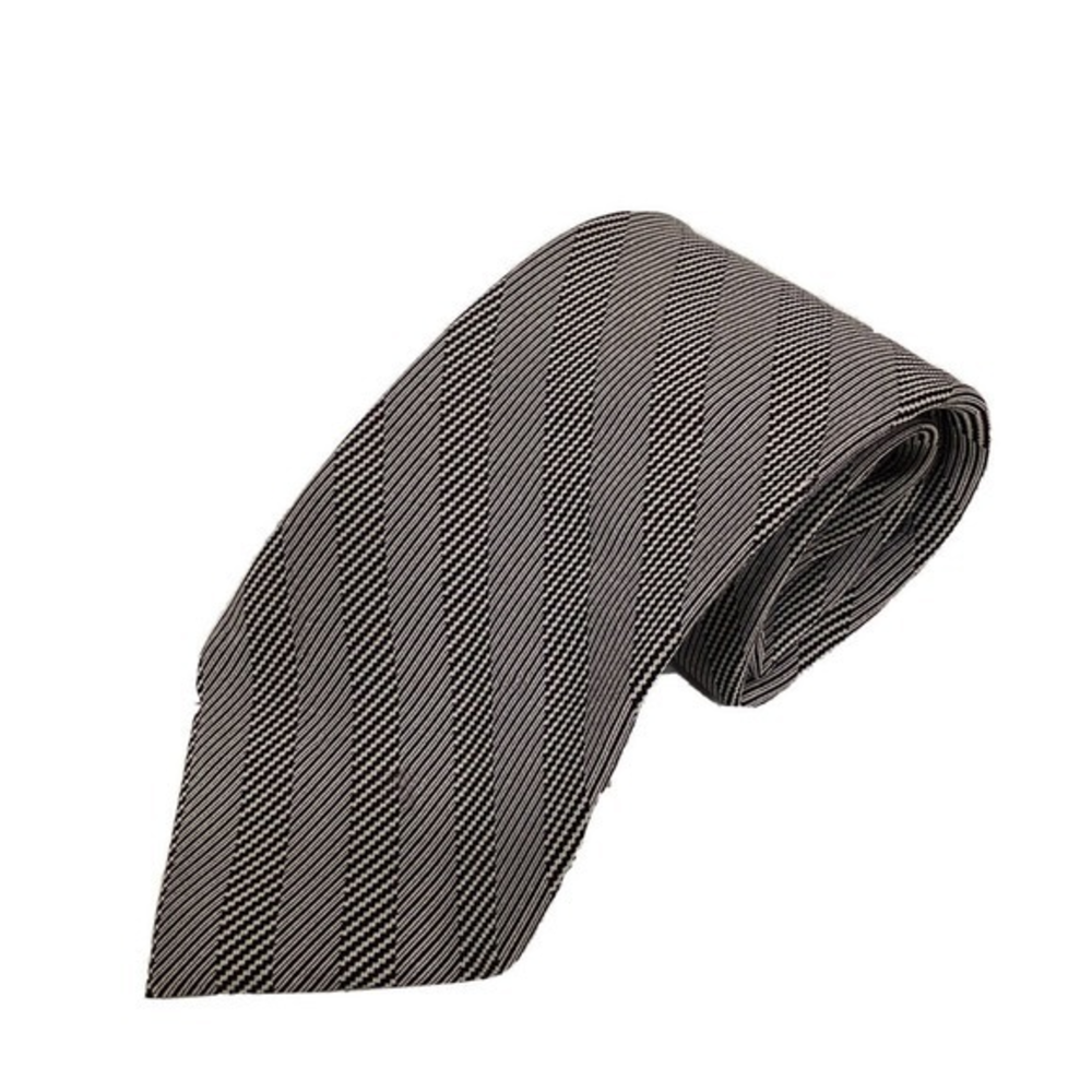 mario‎ masotti black white silk men’s classic tie necktie